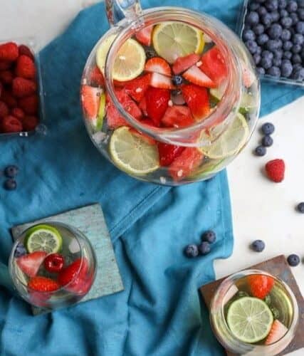 A Berry White Sangria Recipe - Fat Girl Hedonist