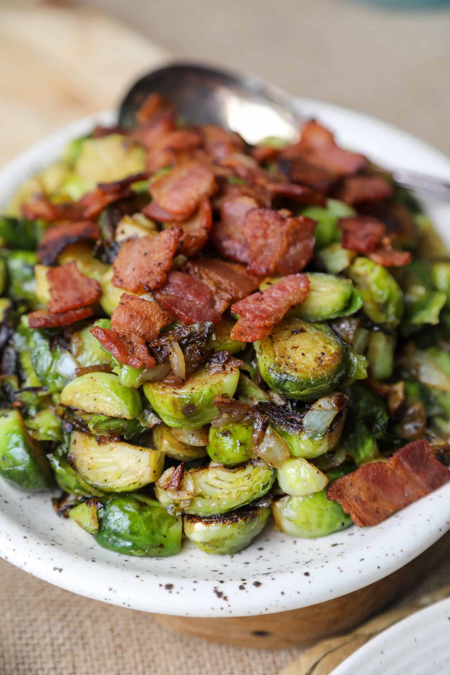 Keto Brussel Sprouts with Bacon