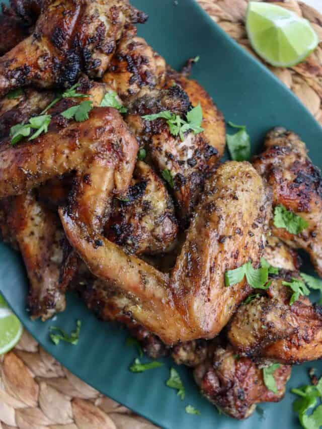 Cuban Mojo Grilled Chicken Wings Story